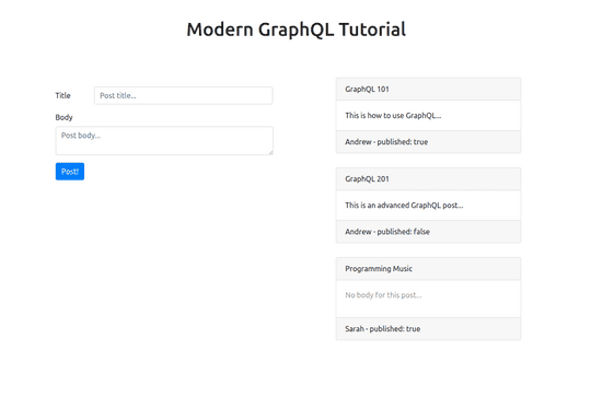 Modern GraphQL Tutorial | iantheearl.io